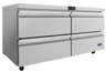 Atosa - 60" Undercounter Refrigerator w/ 4 Drawers - AUR60D4