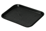 G.E.T - Serving Trays 17.5" x 14" Black Fast Food Tray (12 Per Case) - FT-18-BK
