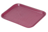 G.E.T - Serving Trays 17.5" x 14" Burgundy Fast Food Tray (12 Per Case) - FT-18-BU