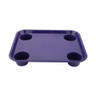 G.E.T - Serving Trays 17" x 14" Cobalt Blue Fast Food Tray W/ Cup Holders (12 Per Case) - FT-20-CB
