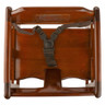 G.E.T - 22" x 25" x 36" Walnut High Chair - HC-100-MOD-TALL-W