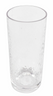 G.E.T - Hammered 14 oz SAN Plastic Collins Cup (24 Per Case) - HM-14CN-CL
