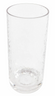 G.E.T - Hammered 16 oz SAN Plastic Cooler Cup (24 Per Case) - HM-16CO-CL