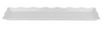 G.E.T - Bake & Brew 19" x 5.25" White Display Tray (12 Per Case) - ML-112-W