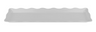 G.E.T - Bake & Brew 21" x 5.25" White Display Tray (12 Per Case) - ML-129-W