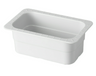 G.E.T - 10.3" x 6.3" White Fourth-Size Insert Pan (6 Per Case) - ML-28-W
