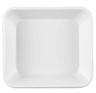 G.E.T - 10" x 8.75" White Casserole Dish (3 Per Case) - ML-177-W