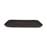 G.E.T - Serving Trays 12" x 16" Black Rectangular Non-Skid Serving Tray (12 Per Case) - NS-1216-BK