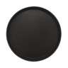 G.E.T - Serving Trays 14" Black Round Non-Skid Tray (12 Per Case) - NS-1400-BK