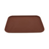 G.E.T - Serving Trays 15" x 20" Brown Rectangular Non-Skid Serving Tray (12 Per Case) - NS-1520-BR