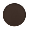 G.E.T - Serving Trays 16" Brown Round Non-Skid Tray (12 Per Case) - NS-1600-BR