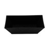 G.E.T - 8" x 4.5" Black Rectangular Basket (12 Per Case) - RB-893-BK