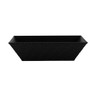 G.E.T - 8" x 4.5" Black Rectangular Basket (12 Per Case) - RB-893-BK