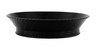 G.E.T - 7.27" Black Round Basket W/ Base (12 Per Case) - RB-894-BK