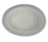G.E.T - Pottery Market Glazed 11.75" x 9.25" Dove Grey Oval Dinner Plate (12 Per Case) - P-129-DVG
