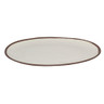 G.E.T - Pottery Market Glazed 15" x 11" Cream Oval Platter (6 Per Case) - P-151-CRM