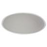 G.E.T - Pottery Market Glazed 18" x 13" Dove Grey Oval Platter (3 Per Case) - P-183-DVG