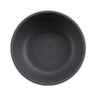 G.E.T - Roca Matte 15 oz Gray / Black Matte Soup Bowl (24 Per Case) - RB-15-GRM/BKM