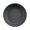 G.E.T - Roca Matte 24 oz Gray / Black Matte Low Street Bowl (12 Per Case) - RB-7-GRM/BKM