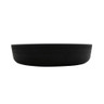 G.E.T - Roca Matte 42 oz Gray / Black Matte Low Street Bowl (12 Per Case) - RB-9-GRM/BKM