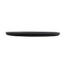 G.E.T - Roca Matte 20" x 16" Gray / Black Matte Oval Platter (3 Per Case) - RO-2016-GRM/BKM