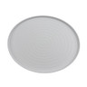 G.E.T - Roca Matte 20" x 16" White / Gray Matte Oval Platter (3 Per Case) - RO-2016-WM/GRM