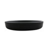 G.E.T - Roca Matte 5" Gray / Black Matte Dinner Plate (48 Per Case) - RP-5-GRM/BKM