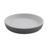 G.E.T - Roca Matte 5" White / Gray Matte Dinner Plate (48 Per Case) - RP-5-WM/GRM