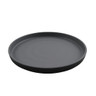 G.E.T - Roca Matte 9" Gray / Black Matte Dinner Plate (12 Per Case) - RP-9-GRM/BKM