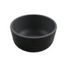 G.E.T - Roca Matte 3 oz Gray / Black Matte Sauce Dish (72 Per Case) - RR-3-GRM/BKM