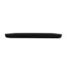 G.E.T - Roca Matte 13" x 6" Gray / Black Matte Rectangle Platter (12 Per Case) - RS-136-GRM/BKM