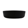 G.E.T - Roca Glazed 24 oz Gray / Black Low Street Bowl (12 Per Case) - RB-7-GRS/BKM