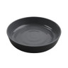 G.E.T - Roca Glazed 42 oz Gray / Black Low Street Bowl (12 Per Case) - RB-9-GRS/BKM