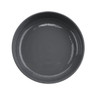 G.E.T - Roca Glazed 42 oz Gray / Black Low Street Bowl (12 Per Case) - RB-9-GRS/BKM