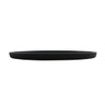 G.E.T - Roca Glazed 14" x 10" Gray / Black Oval Platter (6 Per Case) - RO-1410-GRS/BKM