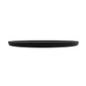 G.E.T - Roca Glazed 16" x 12" Gray / Black Oval Platter (6 Per Case) - RO-1612-GRS/BKM