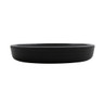 G.E.T - Roca Glazed 5" Gray / Black Round Dinner Plate (48 Per Case) - RP-5-GRS/BKM
