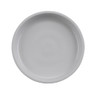 G.E.T - Roca Glazed 5" White / Gray Round Dinner Plate (48 Per Case) - RP-5-WS/GRM