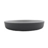 G.E.T - Roca Glazed 5" White / Gray Round Dinner Plate (48 Per Case) - RP-5-WS/GRM