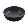 G.E.T - Roca Glazed 4 oz Gray / Black Monkey Dish (48 Per Case) - RR-5-GRS/BKM