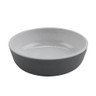 G.E.T - Roca Glazed 4 oz White / Gray Monkey Dish (48 Per Case) - RR-5-WS/GRM
