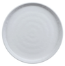 G.E.T - Roca Balance 10" White / Gray Matte Stackable Round Dinner Plate (12 Per Case) - RP-2-10-WM/GRM
