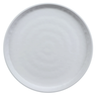 G.E.T - Roca Balance 7" White / Gray Matte Stackable Round Dinner Plate (48 Per Case) - RP-2-7-WM/GRM