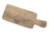 G.E.T - Granville 11" x 5.5" Faux Oak Wood Melamine Display Board W/ Foot & Handle (12 Per Case) - SB-1155-OW