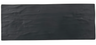G.E.T - Granville 12.75" x 5" Black Faux Slate Melamine Display Board (6 Per Case) - SB-1350-BK