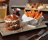 G.E.T - Granville 13.5" x 7.75" Oak Wood Melamine Display Board W/ Foot, Ridge & Handle (12 Per Case) - SB-1375-COW