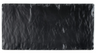 G.E.T - Granville 14" x 7" Black Faux Slate Melamine Display Board W/ Semi Gloss Finish (6 Per Case) - SB-1470-BK