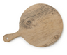 G.E.T - Granville 7.75" Faux Oak Wood Melamine Display Board W/ Foot & Handle (12 Per Case) - SB-775-OW