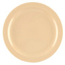 G.E.T - SuperMel 10.25" Tan Round Plate (2 Dozen Retail Packaging) - SP-DP-510-T