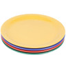 G.E.T - Diamond Mardi Gras 9" Mixed Colors Narrow Rim Plate (2 Dozen Retail Packaging) - SP-NP-9-MIX